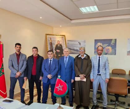 قطاع الصناعة التقليدية بإقليم سيدي افني محور لقاء بين العامل ورئيس الغرفة