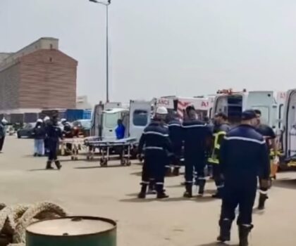 قتلى و جرحى في حريق بإحدى البواخر بالساحل الأطلسي قرب ميناء الجرف الأصفر