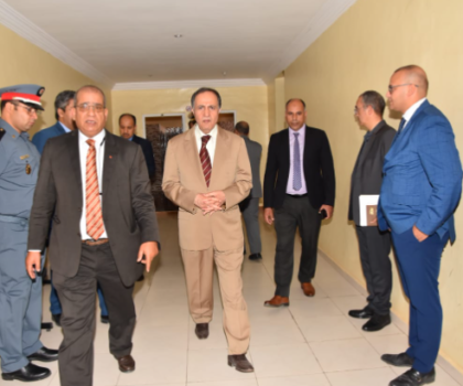 زيارة تفقدية لمركز الامتحان مولاي رشيد بمدينة تيزنيت