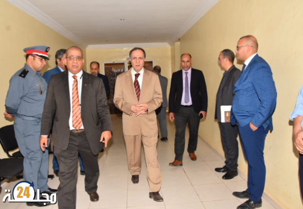 زيارة تفقدية لمركز الامتحان مولاي رشيد بمدينة تيزنيت