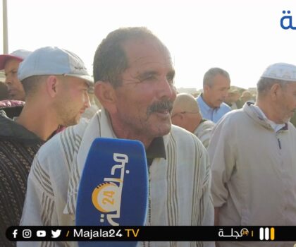 بالفيديو…من سوق السبت اولاد النمة ….نايضة بين مواطنين والشناقة بسبب غلاء الخروف والحولية