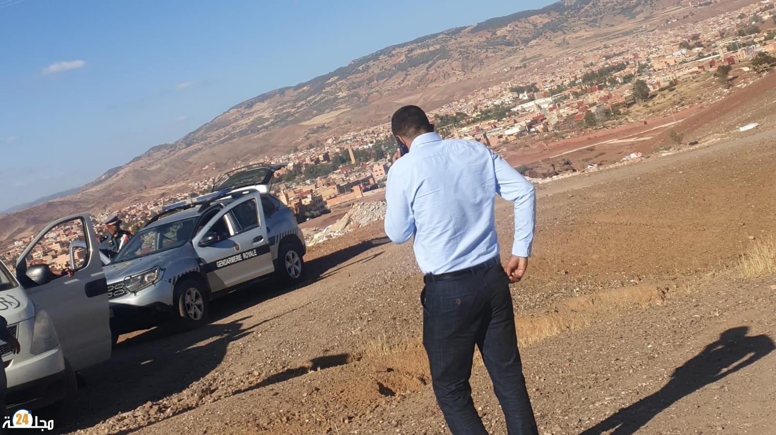 العثـــــور على جثـــــة شخص بجبل بموســـــى.