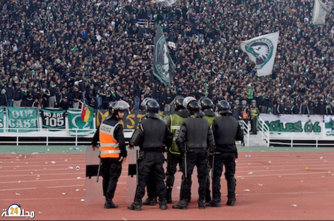 أكادير ….عناصر الأمن ترصد وتلاحق مثيري الشغب الرياضي بعد المباراة الأخيرة