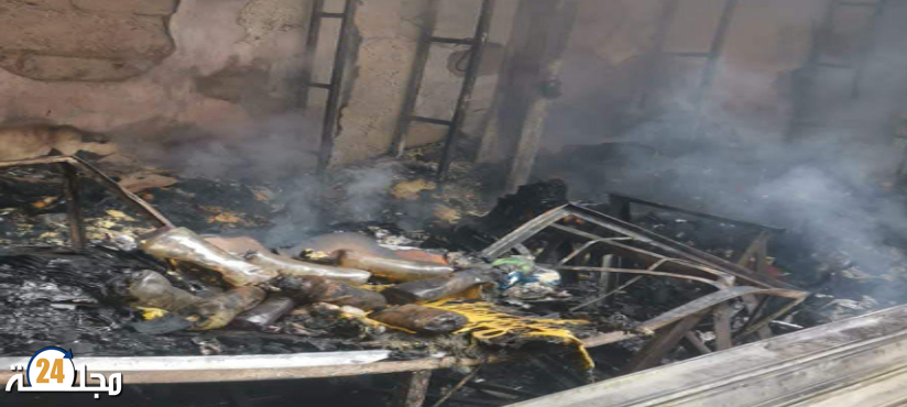 سيدي قاسم : حريق بالسويقة القديمة بحي صحراوة يخلف خسائر مادية كبيرة