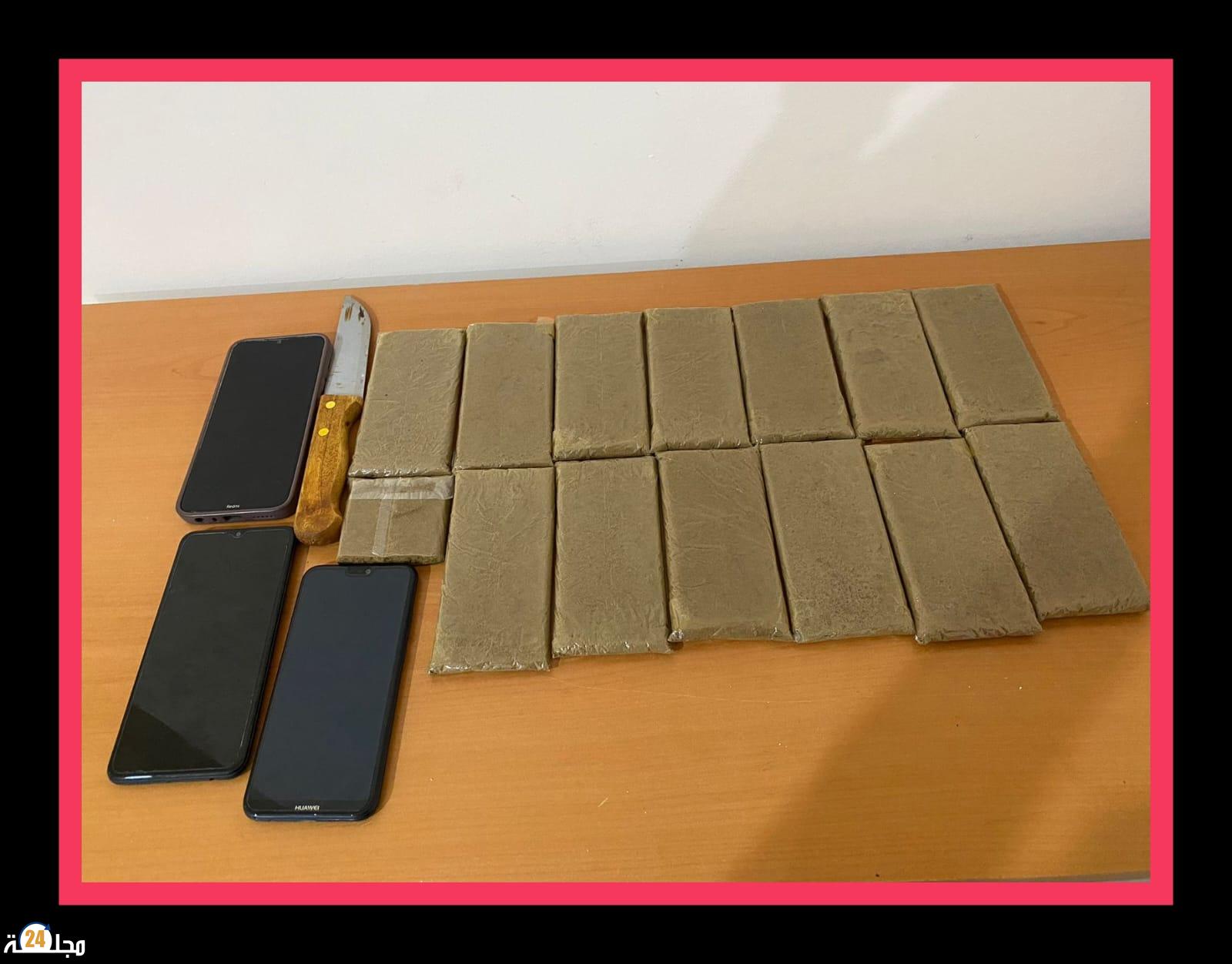 مفوضية الشرطة القضائية بجماعة المرسى تتمكن من إيقاف رجل و إمرأة يشتبه تورطهما في قضية تتعلق بالمخدرات