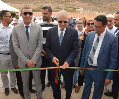 عامل إقليم سيدي إفني يشرف على تدشين عدة مشاريع تنموية  بالإقليم