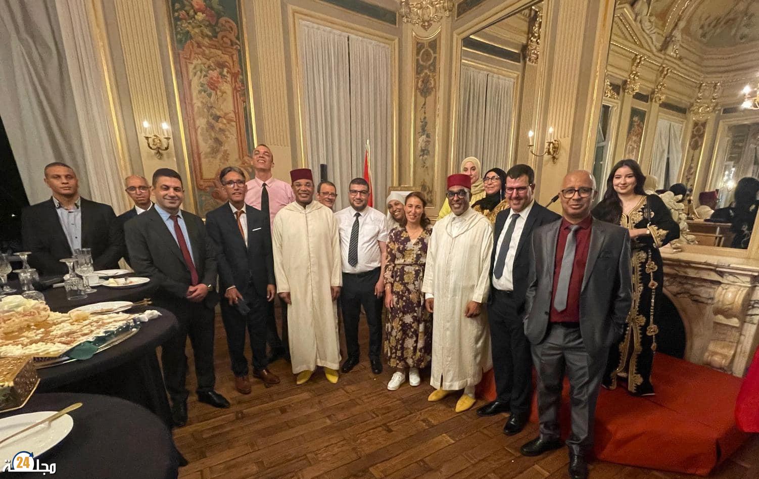 القنصلية العامة للمملكة المغربية بلييج والدوقية الكبرى للكسمبورغ تحتفل بعيد العرش المجيد