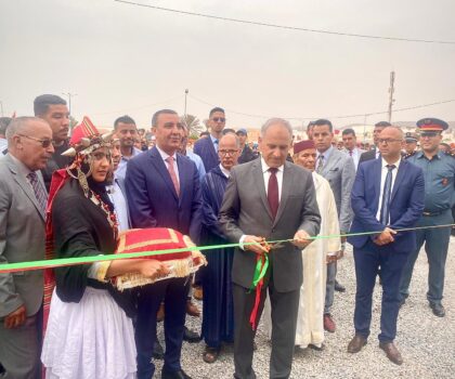 عامل إقليم سيدي إفني يشرف على افتتاح فعاليات مهرجان تثمين المنتوجات المجالية والتنمية السياحية