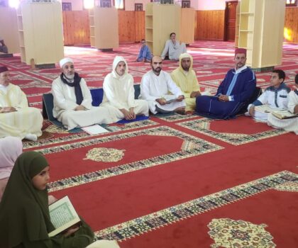 مسابقة في حفظ و تجويد القرآن الكريم  خلال فعاليات مهرجان المنتوجات المجالية والتنمية السياحي بسيدي إفني