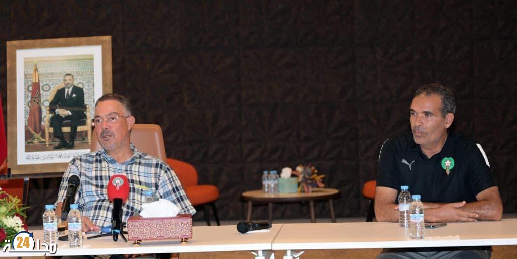 قبل انطلاق المونديال فوزي لقجع يستقبل “أسود القاعة” 