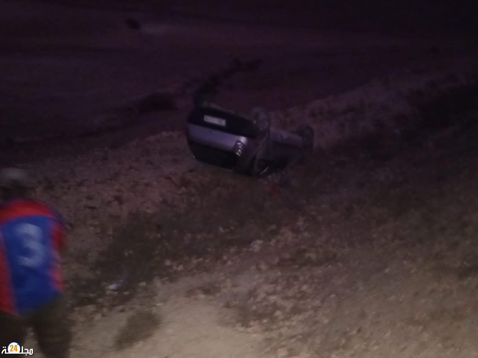 بسبب غياب علامات التشوير الطرقي ….. حادثة سير خطيرة بواد النعناع بإقليم سطات .