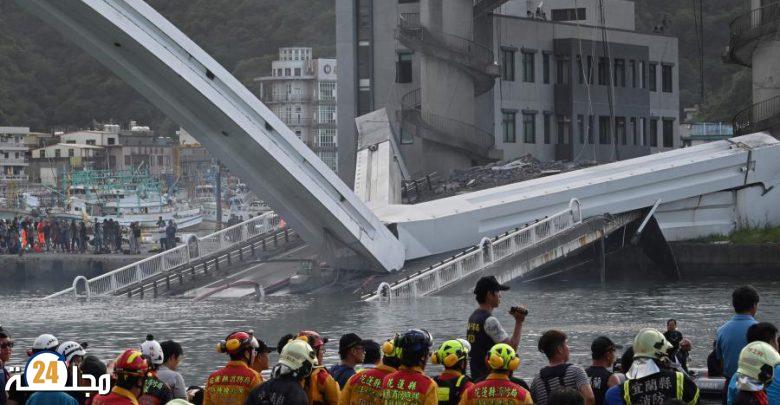 38 قتيلاً في حادث إنهيار جسر في الصين