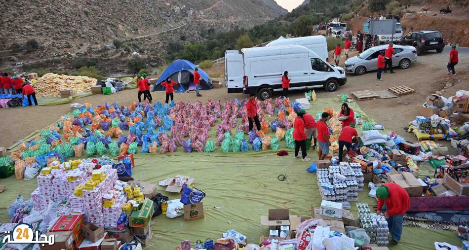 عقب زلزال الحوز.. تبرعات المغاربة ارتفعت بنسبة 800 في المائة
