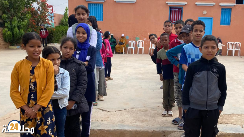 صبحية ترفيهية لفائدة اطفال جماعة تيوغزة اقليم سيدي افني