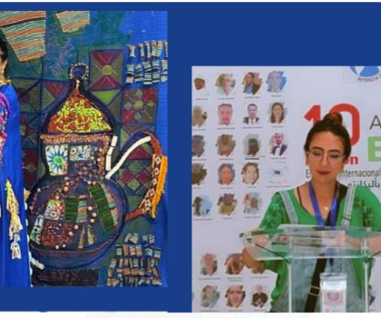 إيمان فرحاتي سفيرة زي “الحايك المغربي” باسبانيا صورة لتعزيز الدبلوماسية الفنية