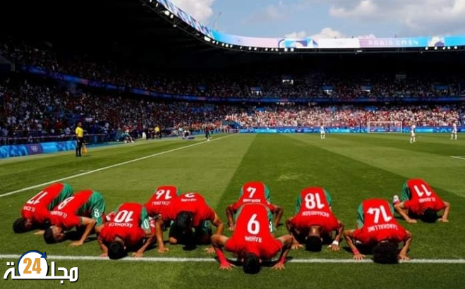 الأولمبي المغربي يتألق ويصل لنصف نهائي أولمبياد باريس 2024 بعد اكتساحه للولايات المتحدة برباعية