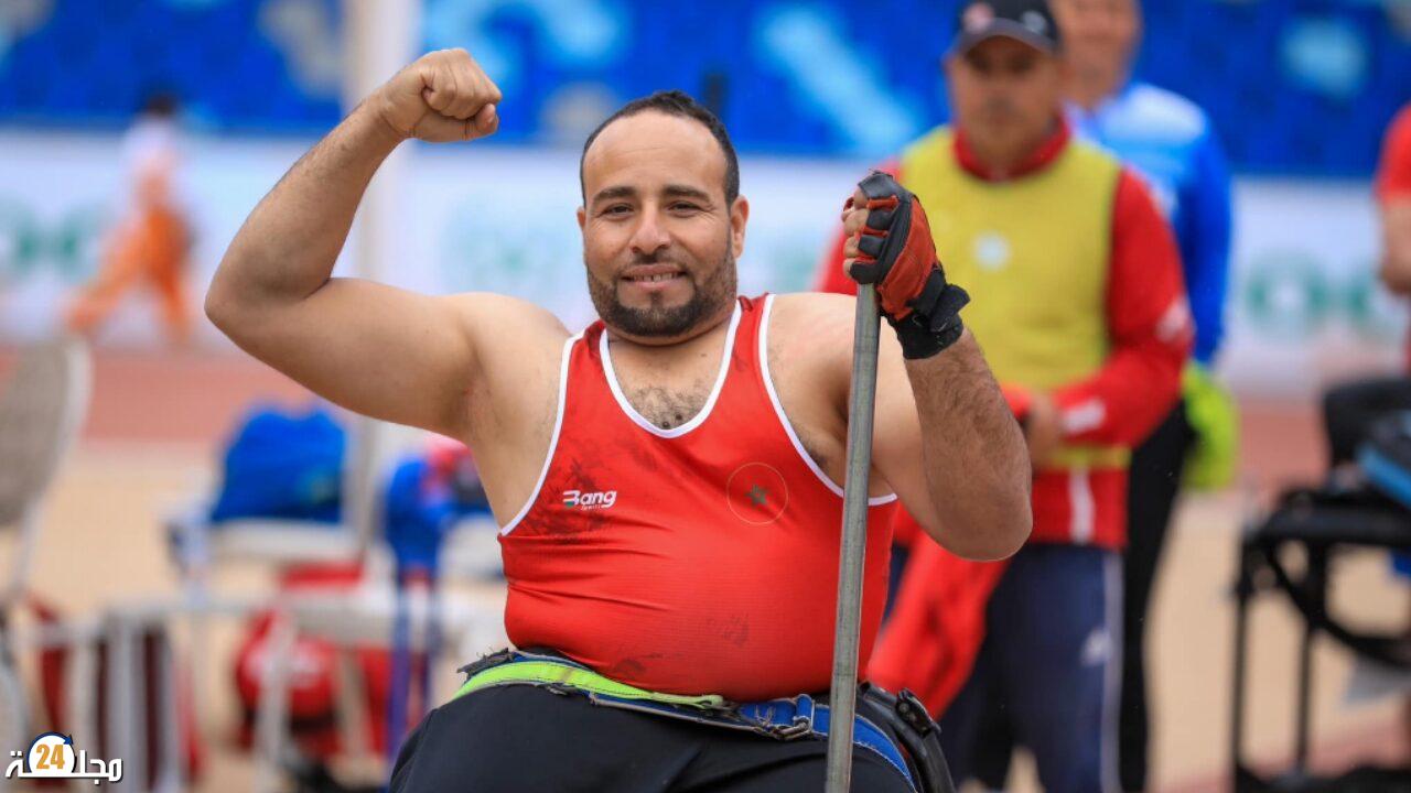 الألعاب البارالمبية..عبد الإله الكاني يهدي المغرب أول ميدالية ذهبية في رمي الجلة