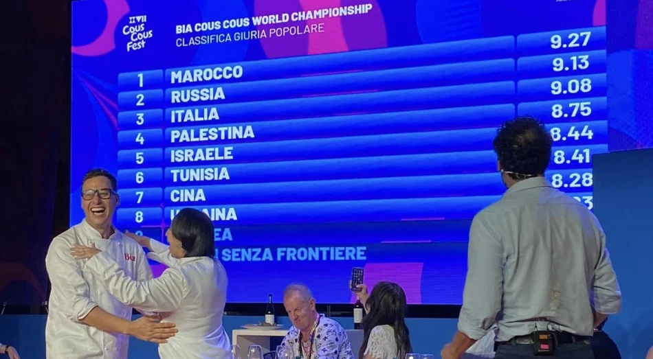 للمرة الثانية ..المغرب يفوز بكأس العالم لطهي الكسكس في أشهر مهرجان بإيطاليا