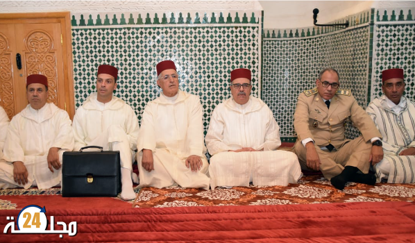 تسليم هبة ملكية في ذكرى وفاة المغفور له الحسن الثاني مسجد زاوية سيدي حمزة إقليم ميدلت