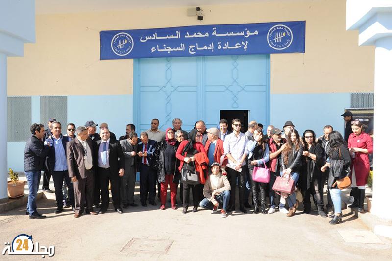 وفد عن مركز التحالف الدولي يطلع على تجربة مؤسسة محمد السادس لإعادة إدماج السجناء في مجال الرعاية اللاحقة