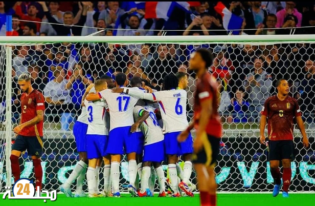فرنسا تتفوق على بلجيكا 2-0 في دوري الأمم الأوروبية