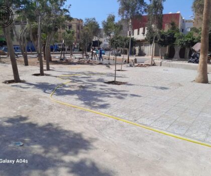 إعادة تهيئة حديقة الأمويين ، خطوة نحو تعزيز المساحات الخضراء بإنزكان