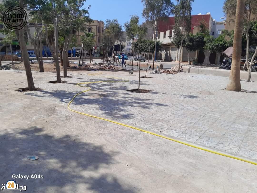 إعادة تهيئة حديقة الأمويين ، خطوة نحو تعزيز المساحات الخضراء بإنزكان