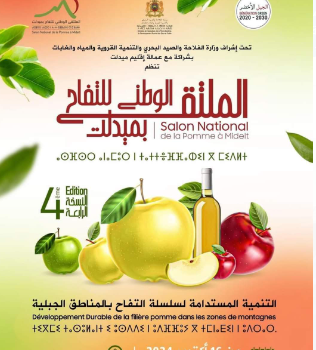 عامل إقليم ميدلت يتفقد فضاء معرض التفاح
