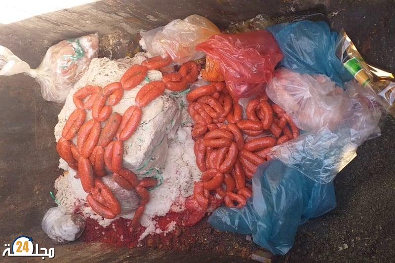 القصر الكبير: حجز كمية هائلة من اللحوم الحمراء والنقانق الفاسدة