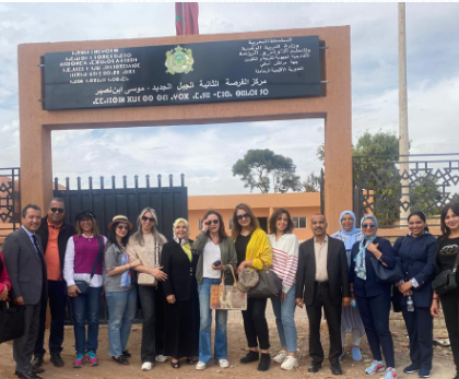 الجمعية الجهوية للتربية والتكوين بمراكش تقوم بمبادرة مواطنة اتجاه مركز الفرصة الثانية الجيل الجديد موسى ابن نصير بابن جرير