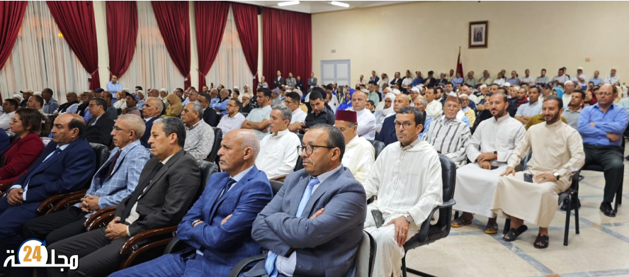لحظات وطنية خالدة بعمالة اشتوكة أيت باها: حضور وازن في حفل الإنصات للخطاب الملكي