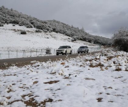 تساقطات ثلجية على المرتفعات التي تتجاوز 1800م يومي السبت والأحد