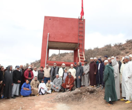 تدشين مشروع تزويد دواوير بالماء الصالح للشرب بايت وادريم