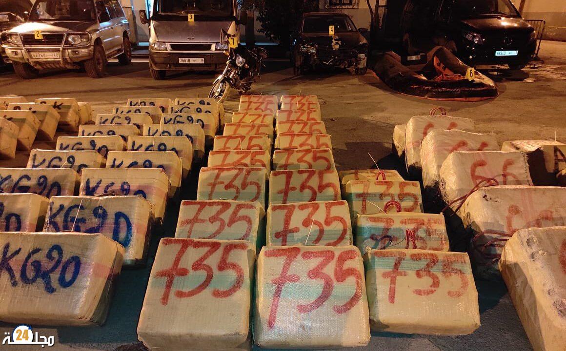 معبر الكركرات.. إجهاض محاولة لتهريب أزيد من 3.5 أطنان من مخدر الشيرا