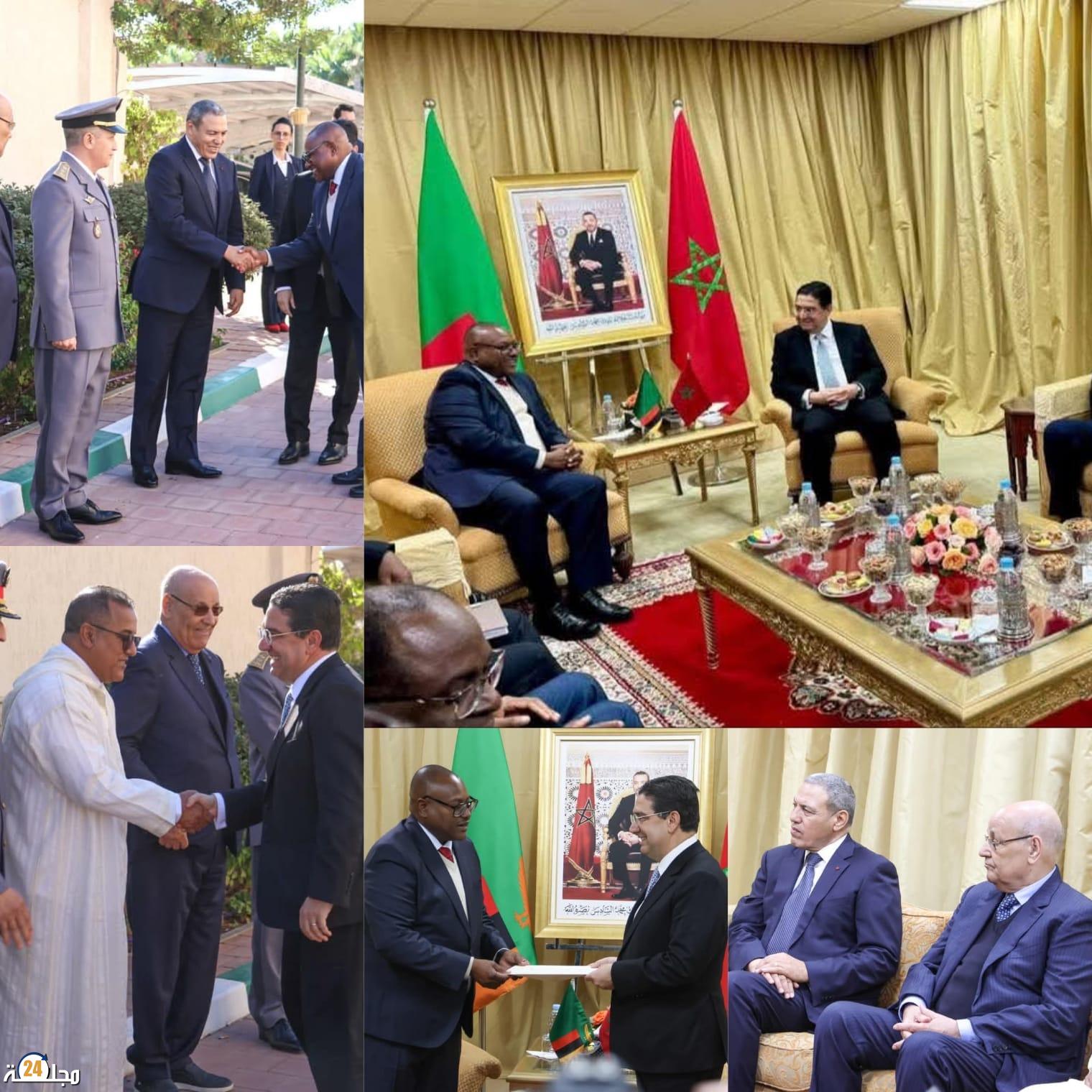 أشغال الدورة الأولى للجنة المشتركة المغربية الزامبية بالعيون