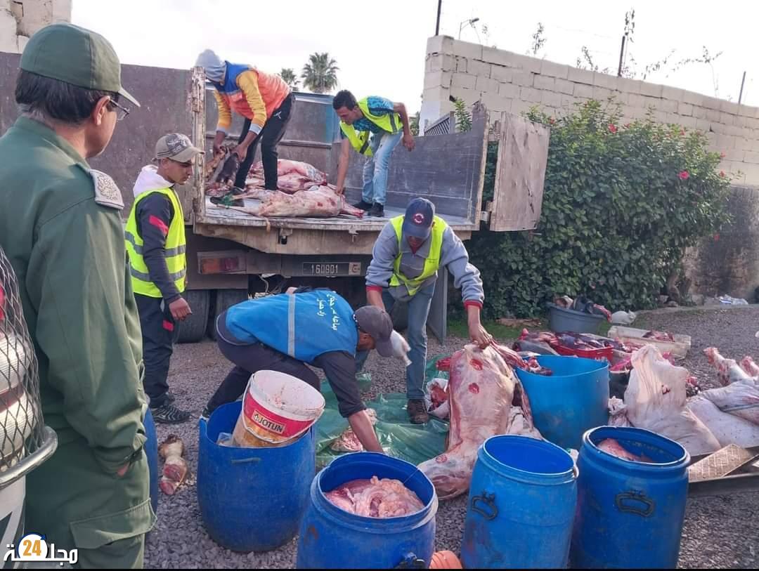 عودة الدبيحة السرية لمجزرة خميس الكارة ليلا