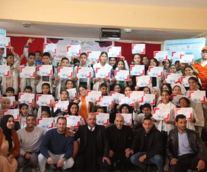 ماستر كلاص في فن ” استانداب ” ينير أجواء ثانوية وادي المخازن الاعدادية في مهرجان ابن جرير للضحك