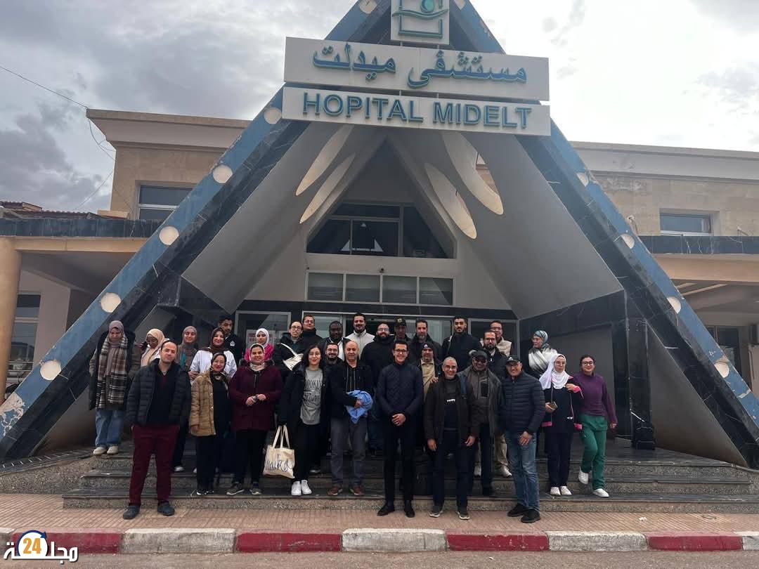 استِفادة ساكنة ميدلت من القافلة الصحية لإستئصال اللوزتين