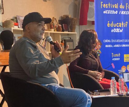 ماستر كلاس مع الممثل المغربي عبد الحق بلمجاهد بمدينة تيزنيت