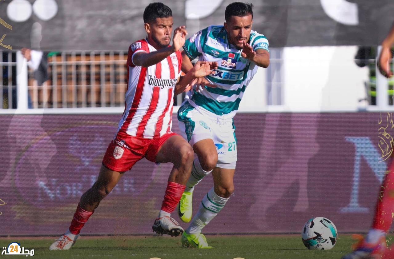 الرجاء يكتسح شباب المحمدية بثلاثية ويشعل سباق القمة