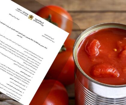 قرار وزاري بشأن إغراق السوق المغربية بالطماطم المصرية المعلبة