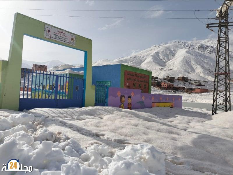 ورزازات ..تعليق الدراسة في بعض الجماعات بسبب الثلوج