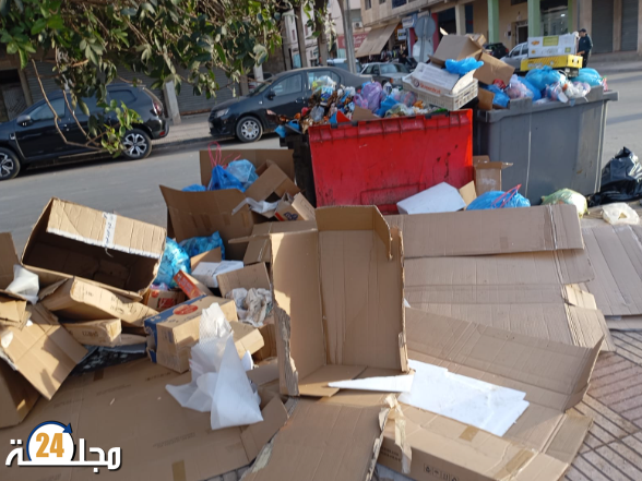 تدهور كبير لقطاع النظافة بمدينة بنسليمان