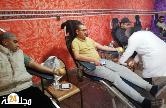 حملة ناجحة للتبرع بالدم بمدينة بيوكرى