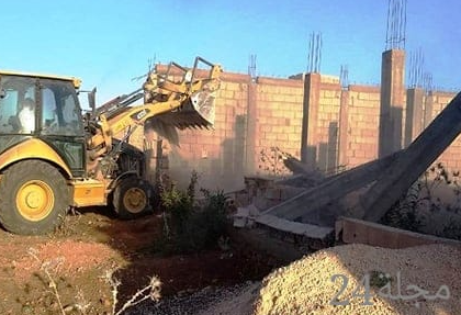 الهدم يطال بنايات عشوائية بايت عميرة