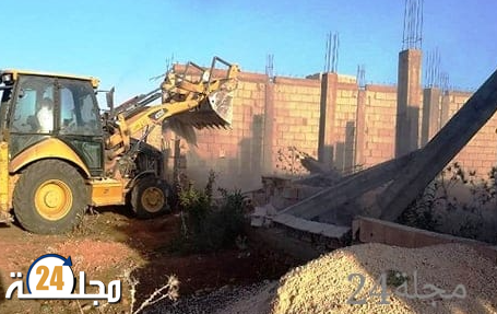 الهدم يطال بنايات عشوائية بايت عميرة