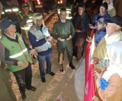 قافلة دفء تصل إلى المناطق الجبلية باشتوكة