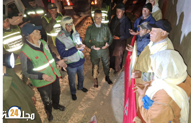 قافلة دفء تصل إلى المناطق الجبلية باشتوكة