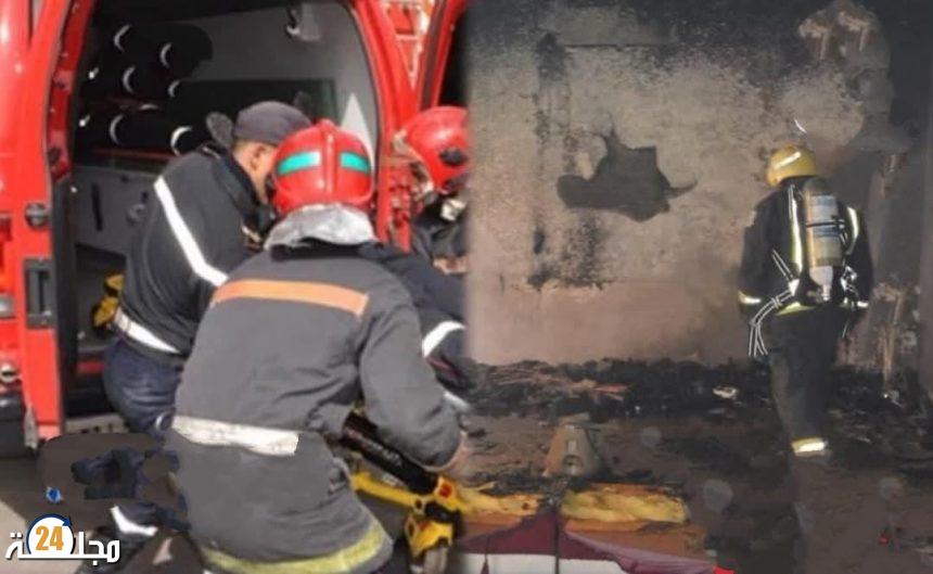 الجديدة: وفاة طفلين في حريق منزل ونقل شقيقهما الرضيع إلى العناية المركزة