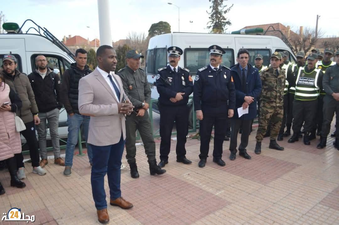 تدابير أمنية قوية لتأمين رأس السنة الميلادية 2025 بمدينة ميدلت…